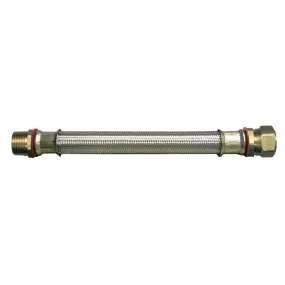 3/4 in. MIP x 7/8 in. Compression x 18 in. Stainless Steel Water Heater Supply Line