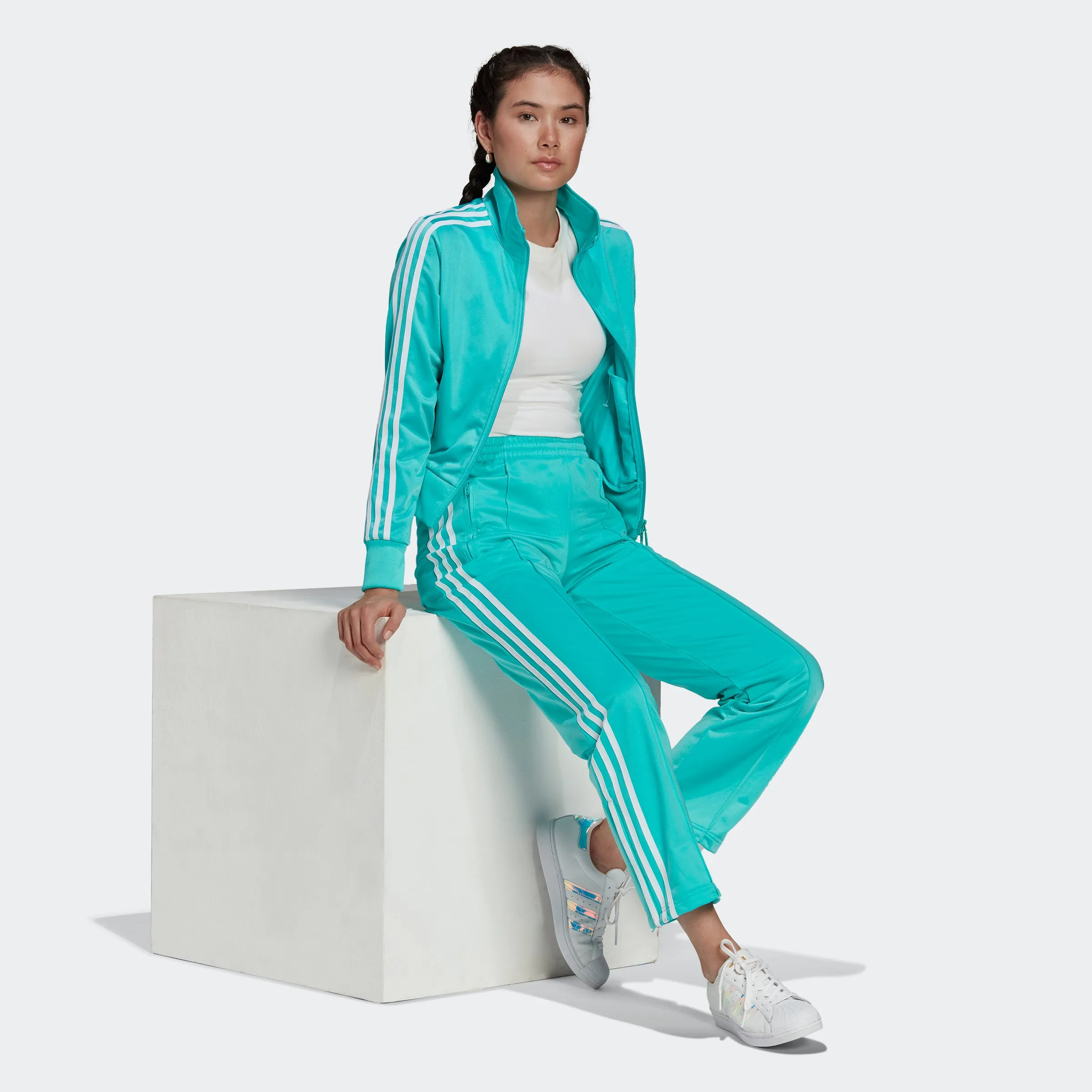 adidas Originals ADICOLOR CLASSICS FIREBIRD Track Top - Mint | Women's