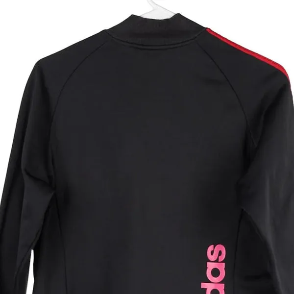 Adidas Track Jacket - Medium Black Polyester
