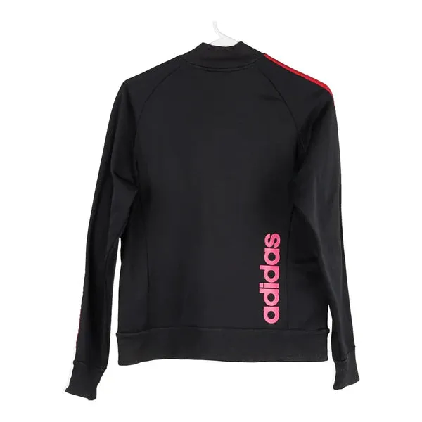 Adidas Track Jacket - Medium Black Polyester