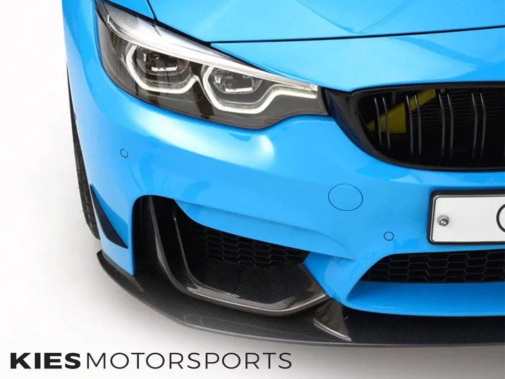 Adro BMW M3 F80 & M4 F82 Carbon Fiber Font Bumper Canard
