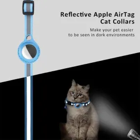 Advanced Nylon Pet Collar with Airtag Tracker - Track, Protect, and Train Your Pet