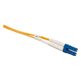 Allen Tel GBLCT-D2-15 Fiber Optic Patch Cord, Multimode OM1 Duplex LC to ST, 15 M