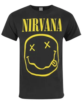Amplified Nirvana Smiley Men's T-Shirt