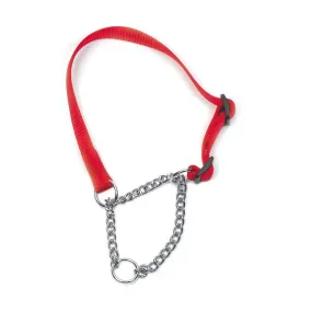 Ancol Check Collar Red