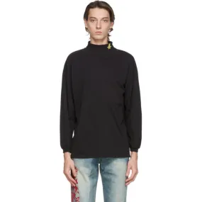 Aries Black Baggy Turtleneck