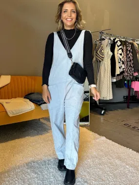 Be Yourself Mineral Wash Slouchy Harem Jumpsuit