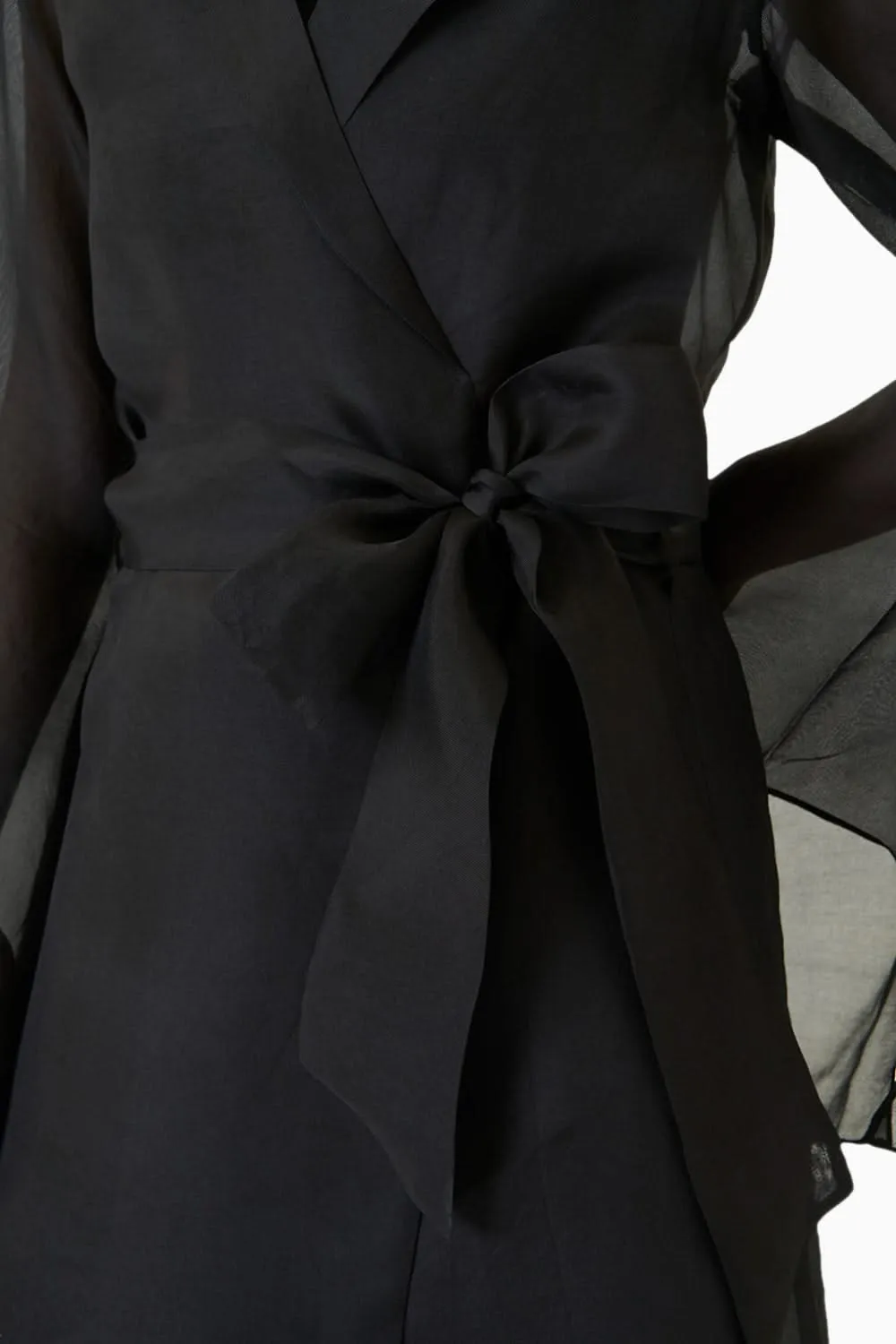 Black Bianca Trench Coat