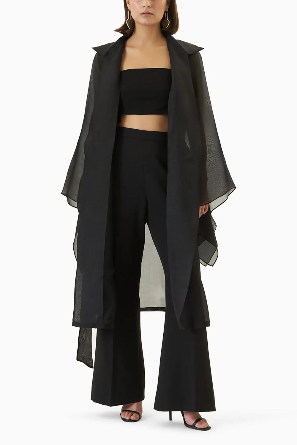 Black Bianca Trench Coat