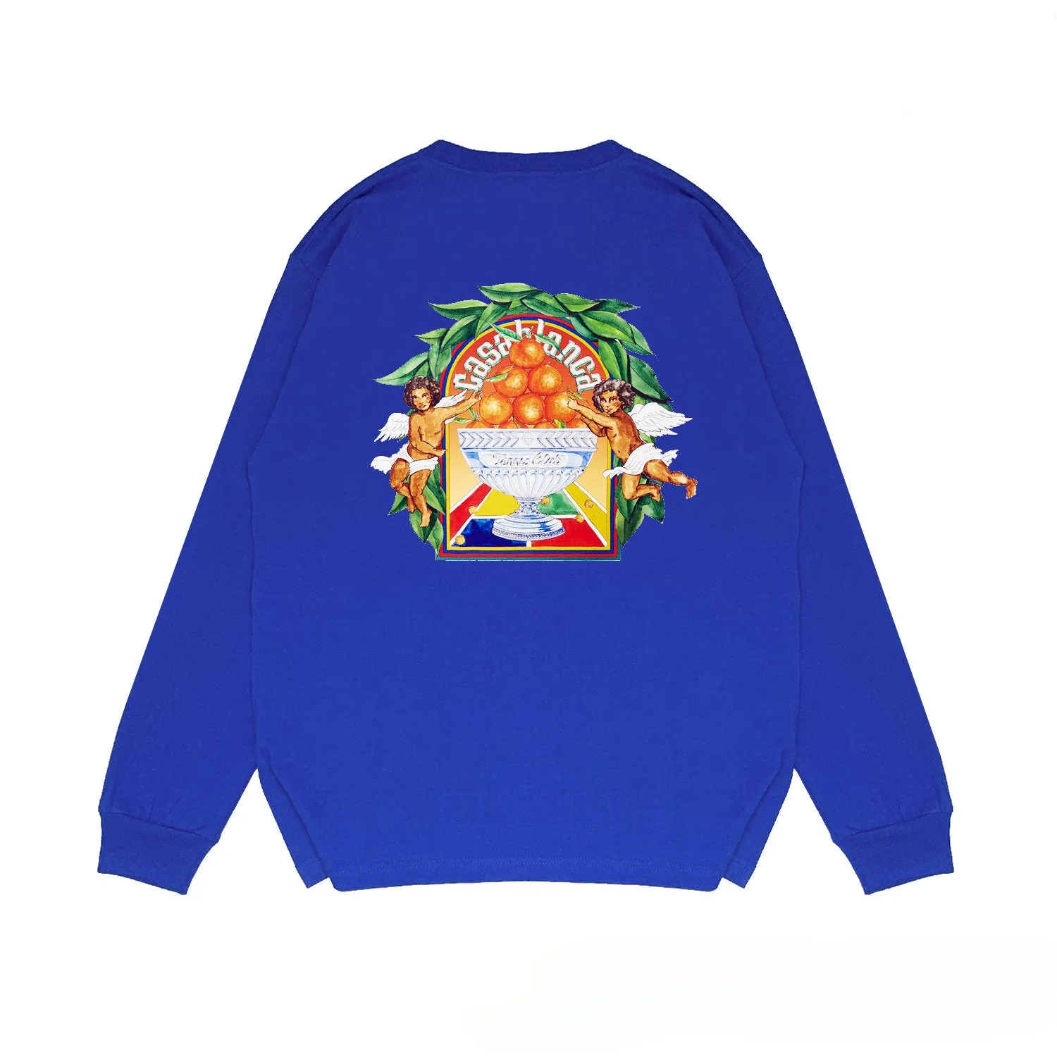 Casablanca Long sleeve T-shirt Letter Painted Print Loose