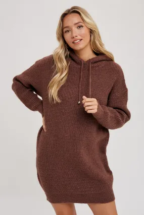 CHUNKY WAFFLE HOODIE TUNIC