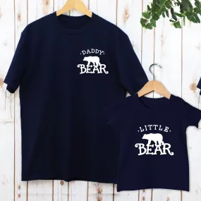 Daddy Bear and Little Bear T Shirt Set