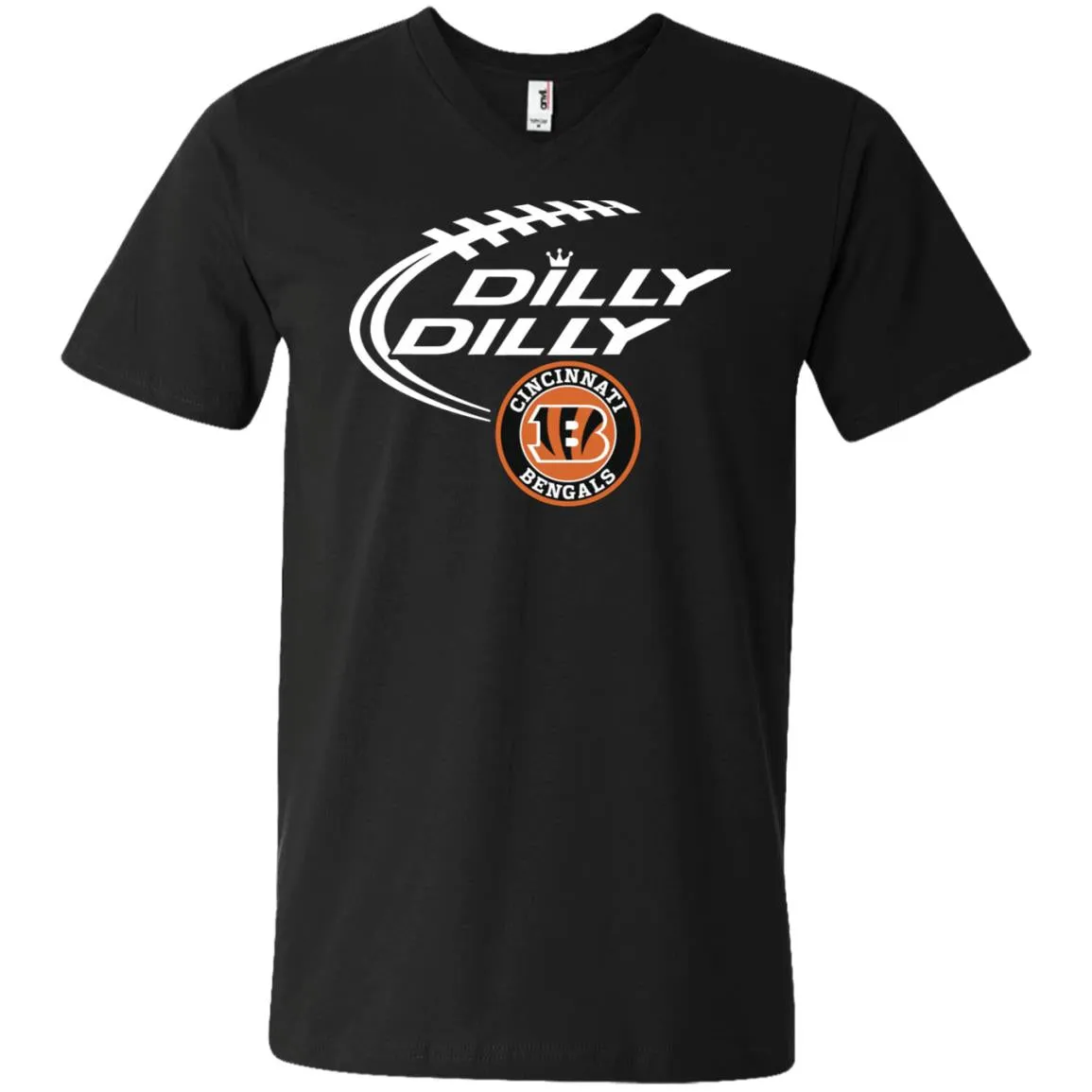 Dilly Dilly Cincinnati Bengal Nfl Football Men V-Neck T-Shirt