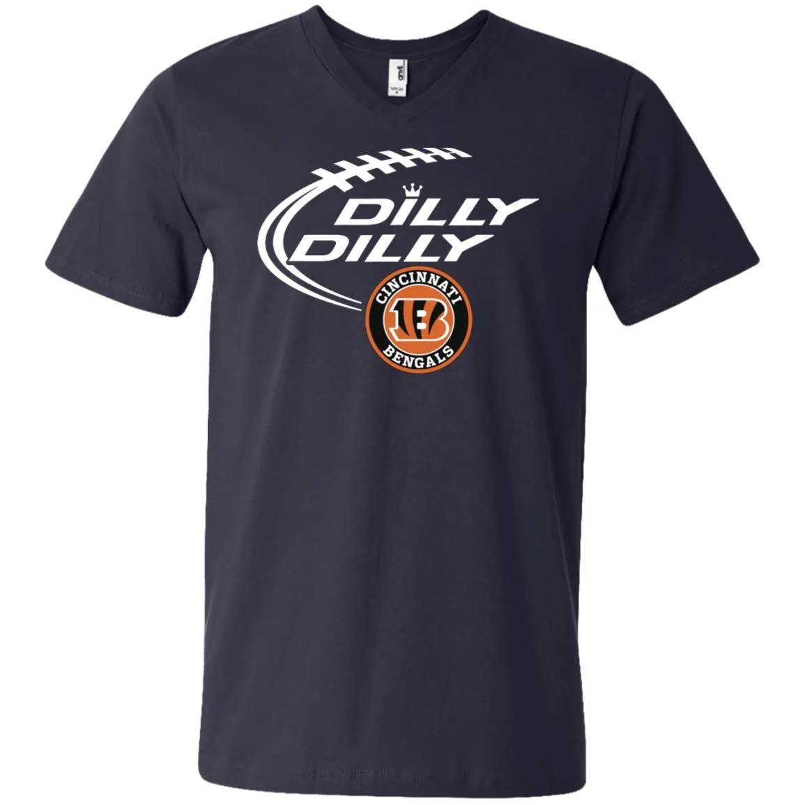 Dilly Dilly Cincinnati Bengal Nfl Football Men V-Neck T-Shirt