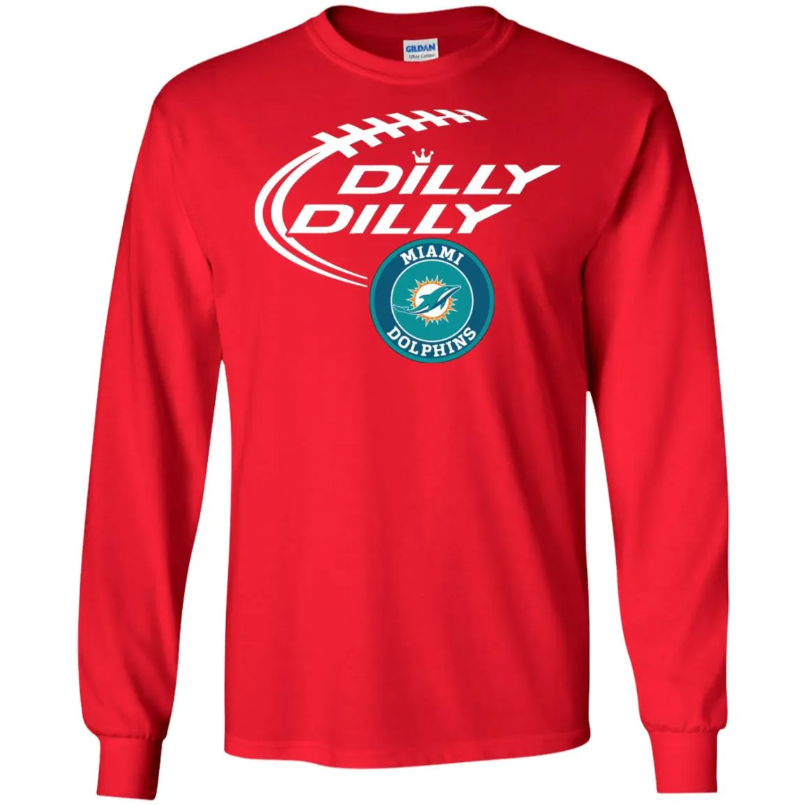 Dilly Dilly Miami Dolphins Nfl Football Men Long SLeeve Shirt