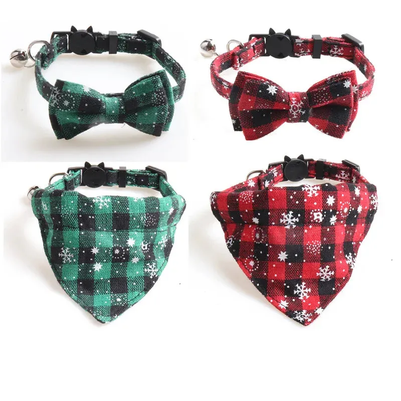 Distinguished Gentlecat's Bow Tie/Bandana Evening Collar