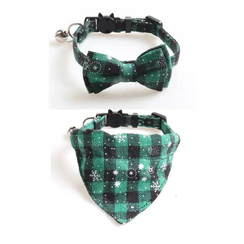 Distinguished Gentlecat's Bow Tie/Bandana Evening Collar