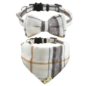 Distinguished Gentlecat's Bow Tie/Bandana Evening Collar