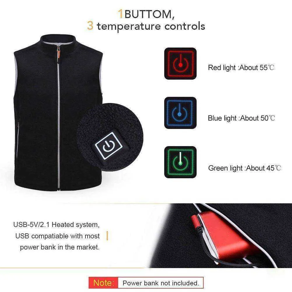 Electric Infrared Thermal Heating Vest Jacket