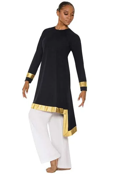 Eurotard 19115 Womens High Favor Angled Hem Tunic