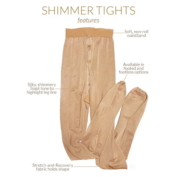 Eurotard 211 Womens Footed Shimmer Tights
