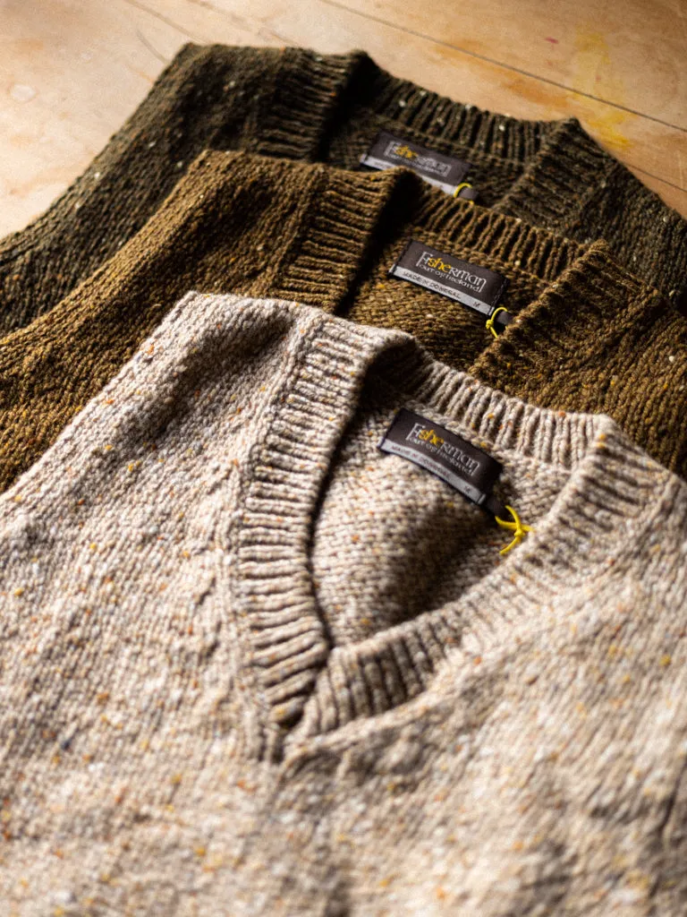 Fisherman ~ V Neck Slipover