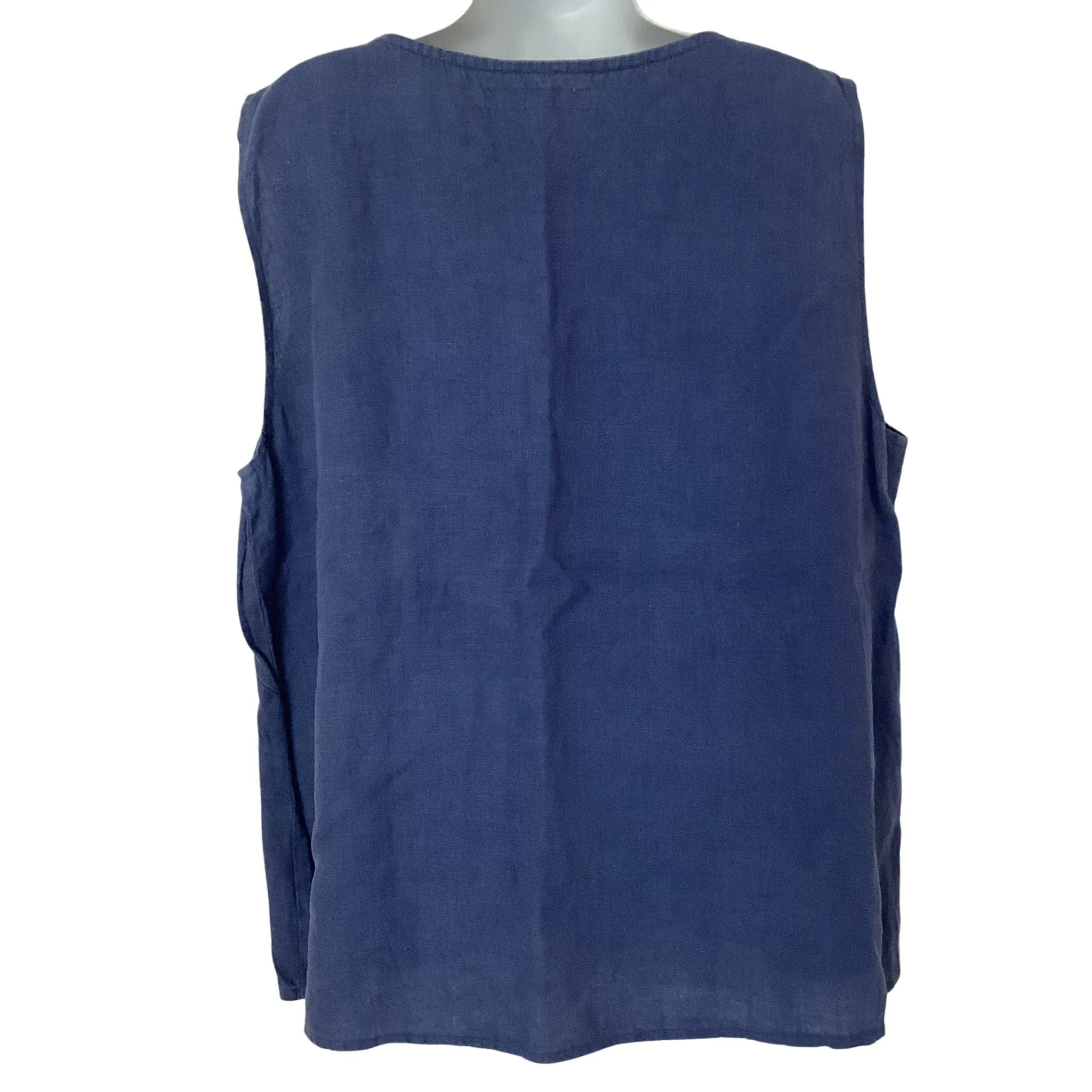 Flax Blue Linen Tunic
