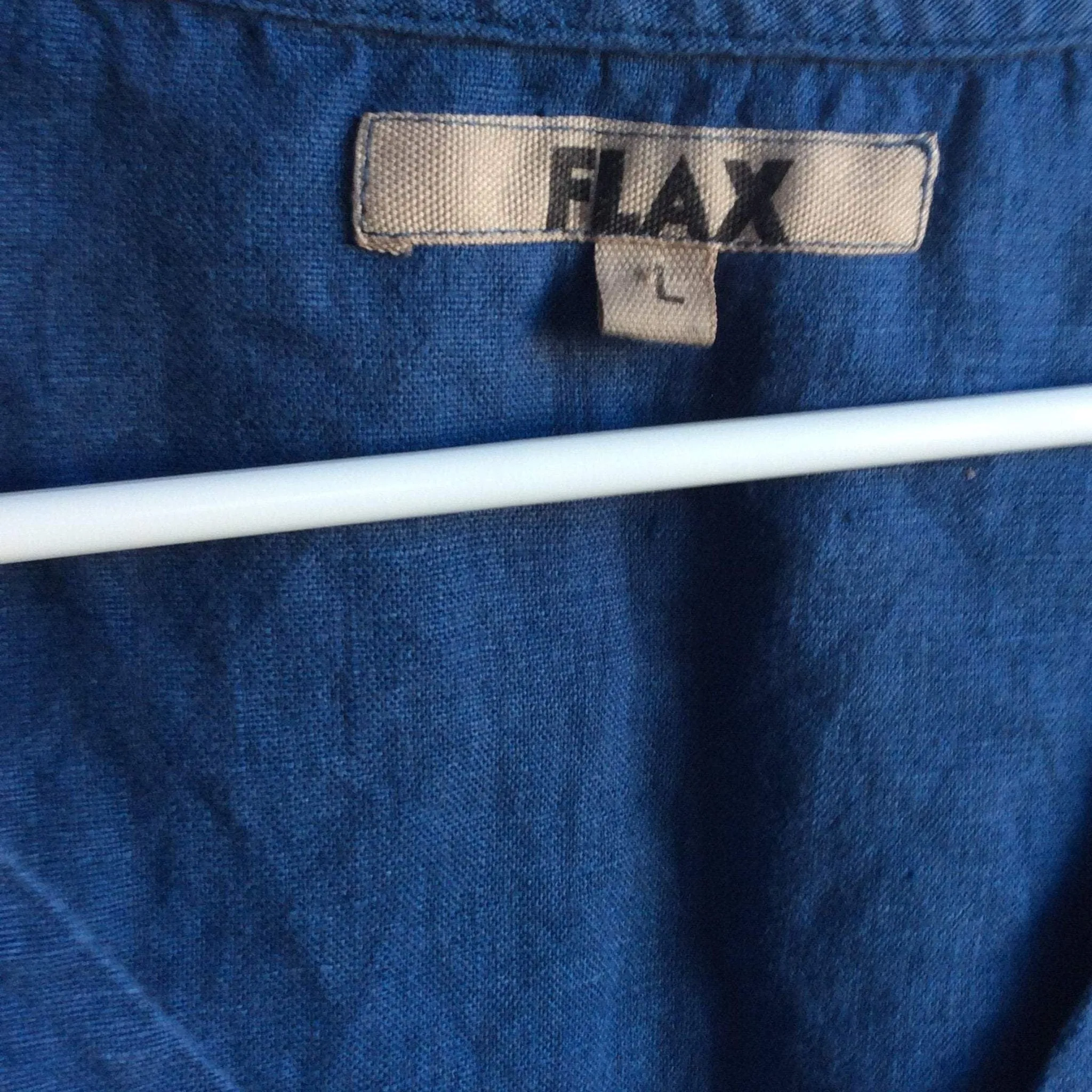 Flax Blue Linen Tunic