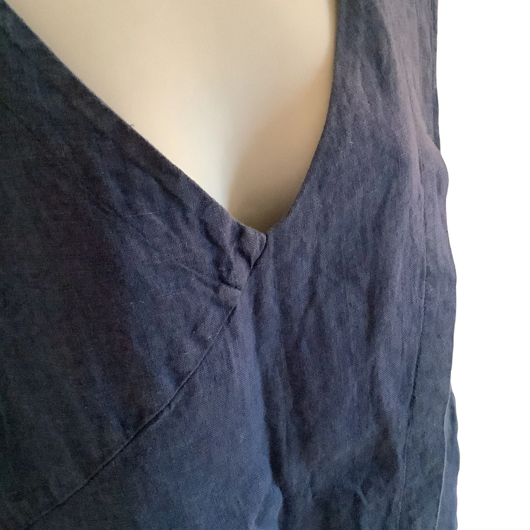 Flax Blue Linen Tunic