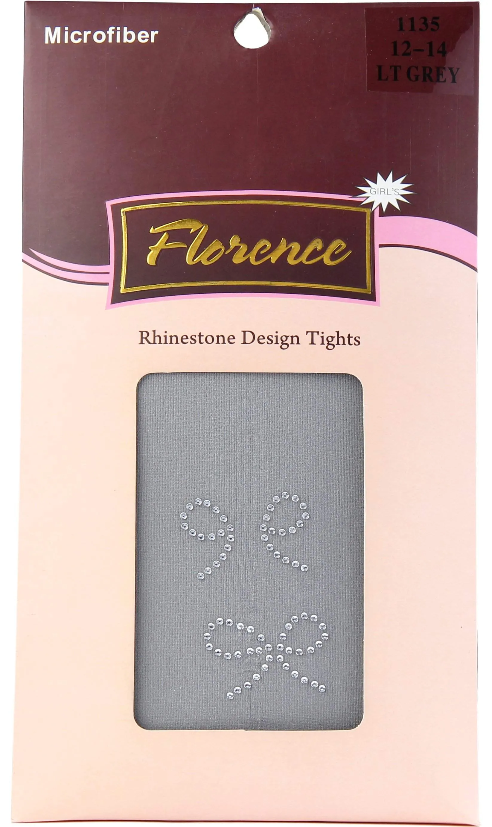 Florence Girls Rhinestone Design Tights Style: 1135