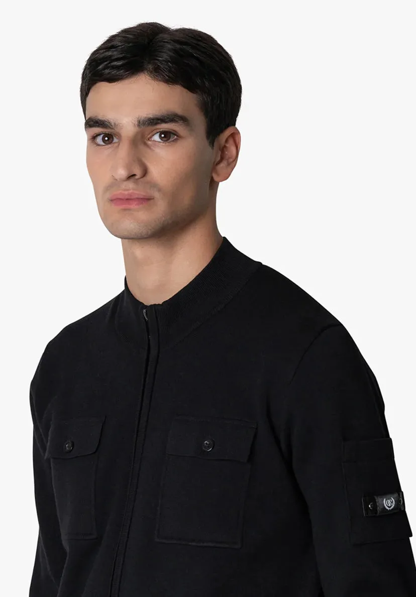 FROMANTEEL KNITTED VEST | BLACK