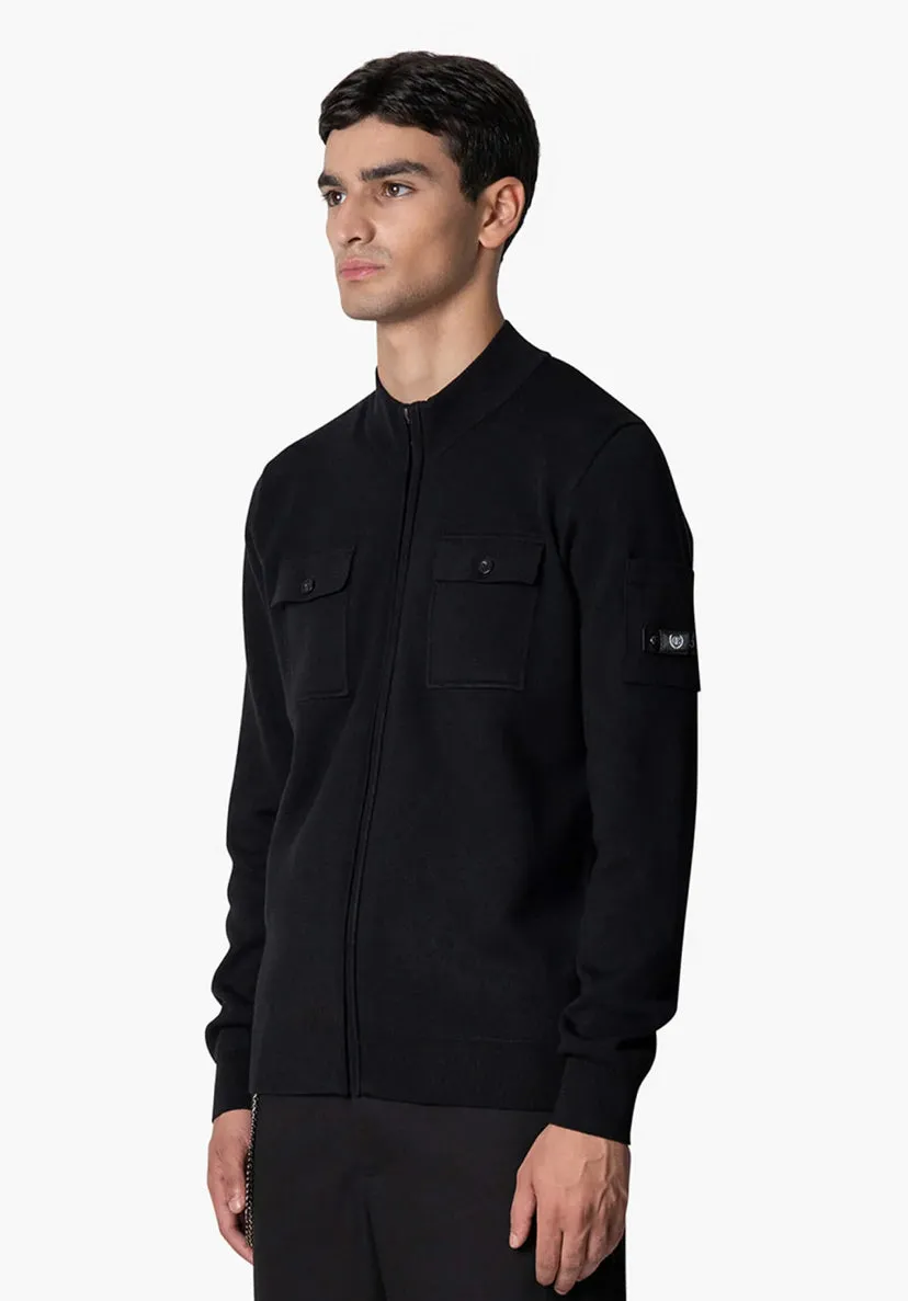FROMANTEEL KNITTED VEST | BLACK