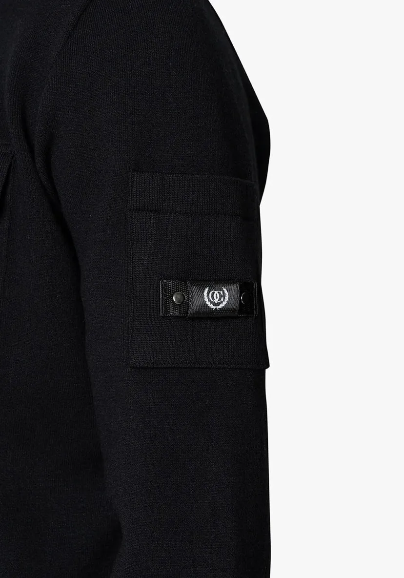 FROMANTEEL KNITTED VEST | BLACK