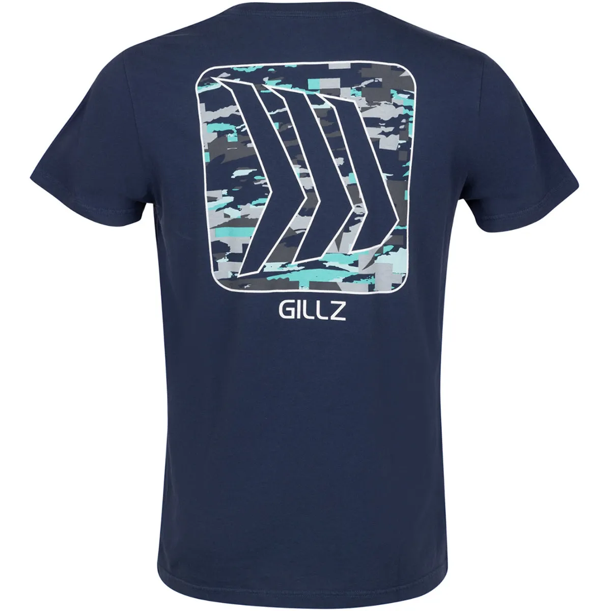 Gillz Contender Series Splinter Horizontal Logo Wordmark T-Shirt - Dress Blues