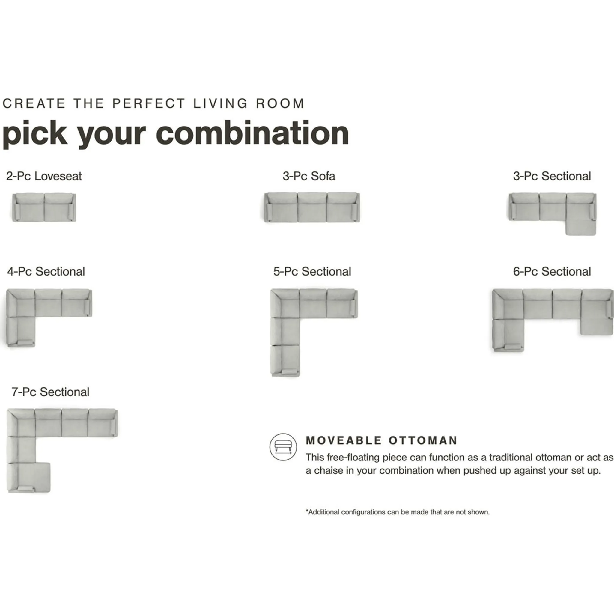 Gimma--Exclusive 4 Piece Sectional