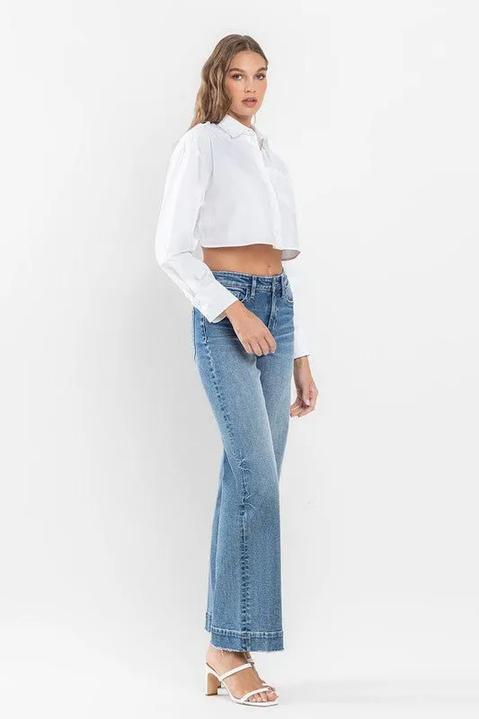 High Rise Wide Leg Jeans