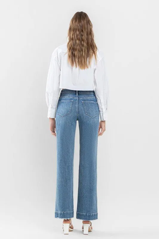 High Rise Wide Leg Jeans