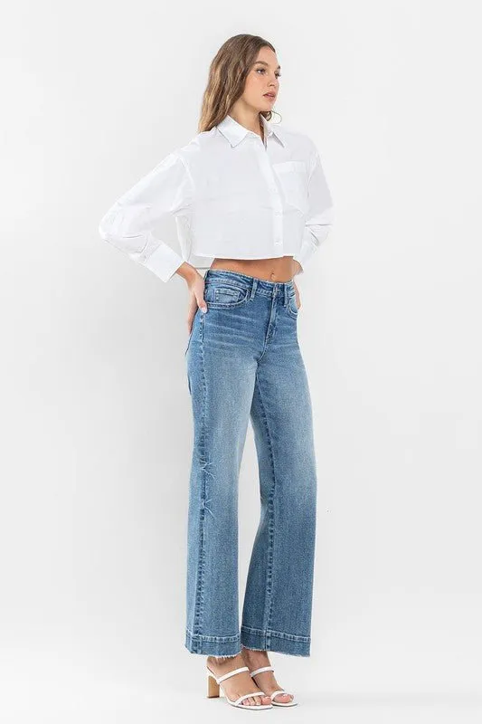 High Rise Wide Leg Jeans