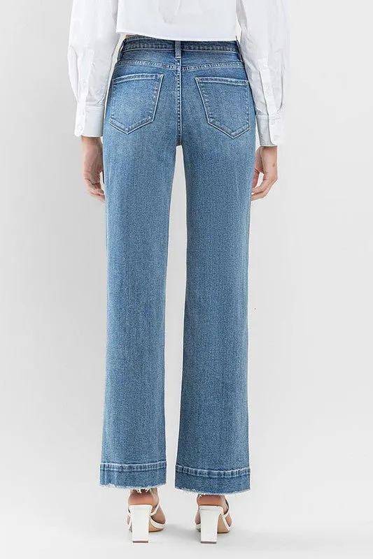 High Rise Wide Leg Jeans