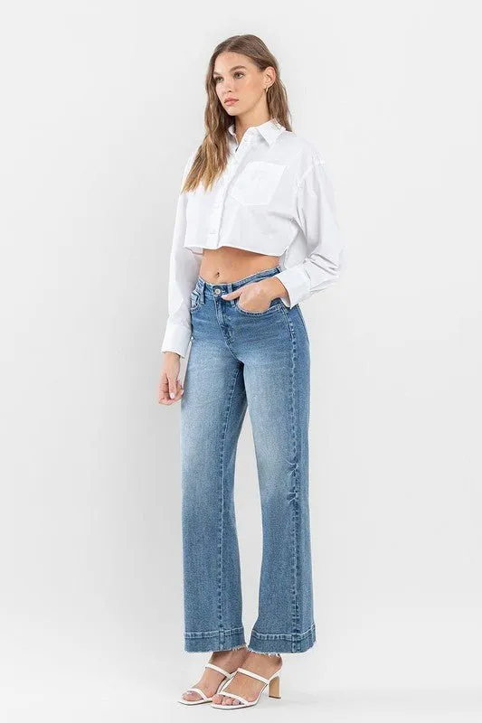 High Rise Wide Leg Jeans