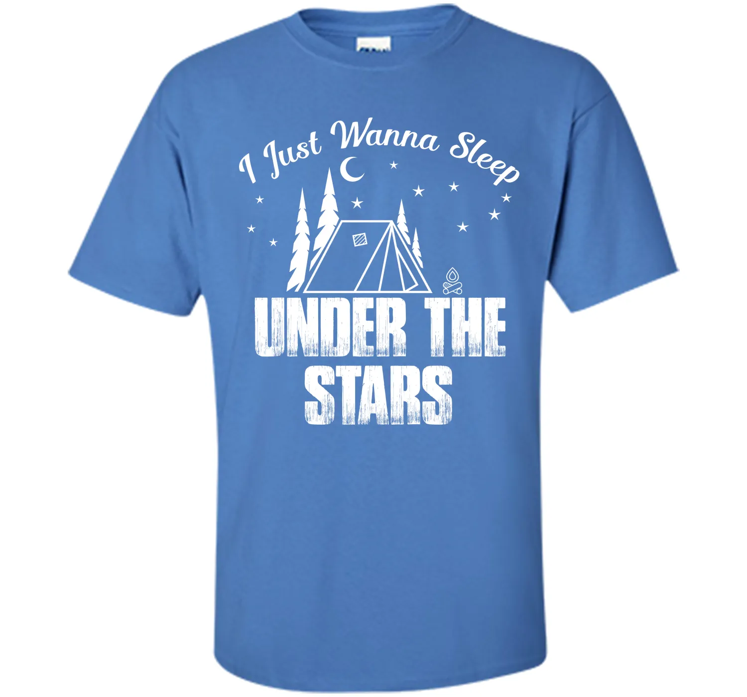 I Wanna Sleep Under The Stars Camping T-Shirt