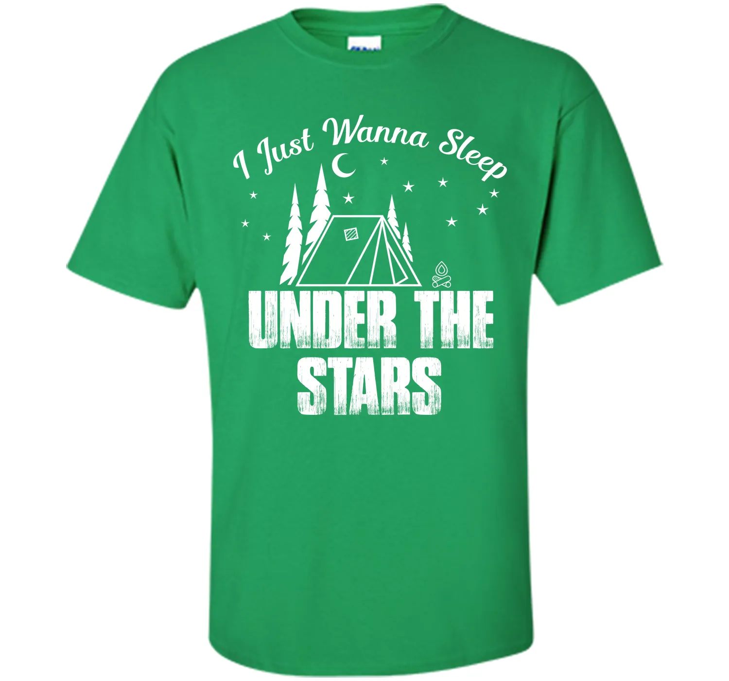 I Wanna Sleep Under The Stars Camping T-Shirt