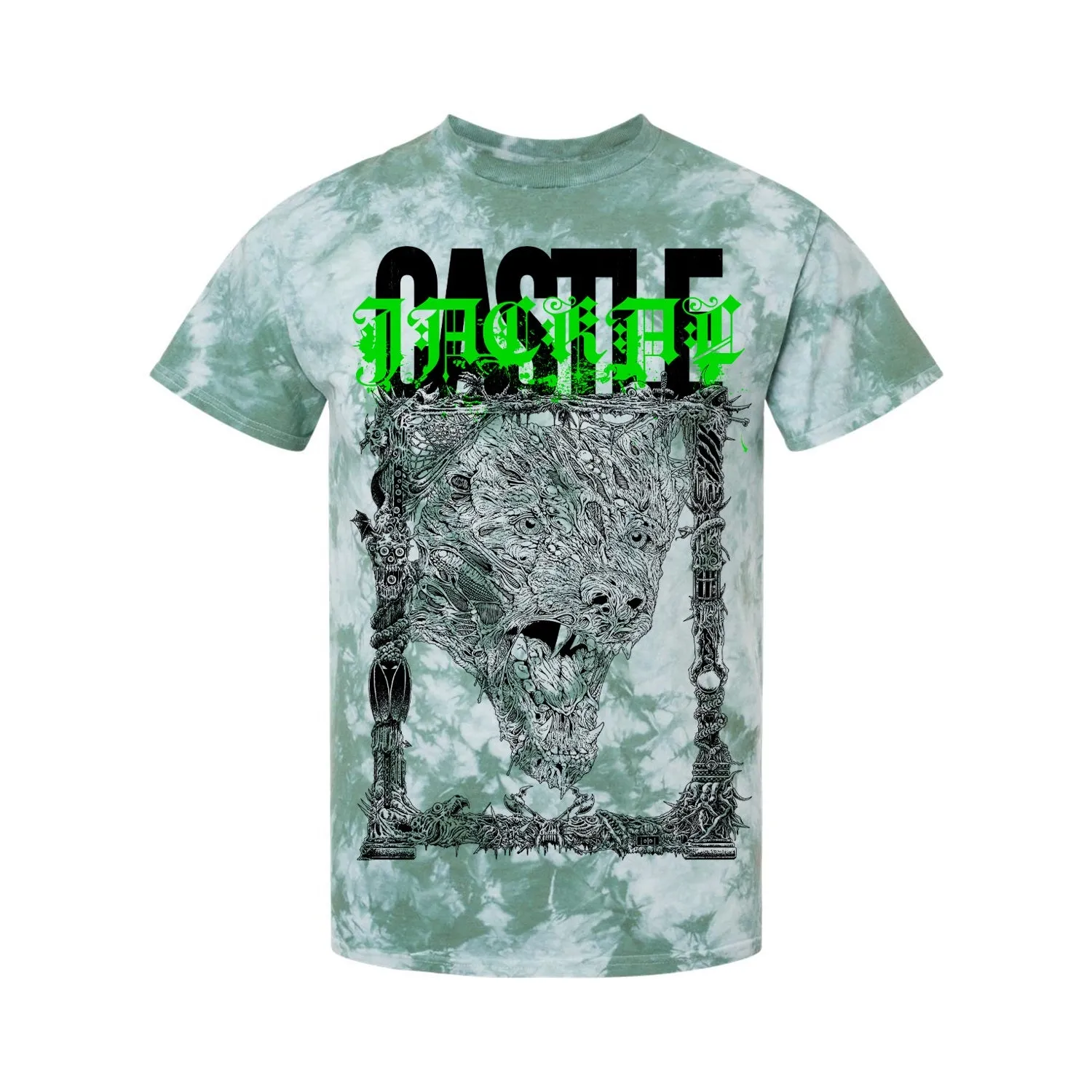 Jackalvanian - Crystal Moss Tie Dye T-Shirt