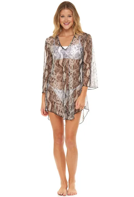 Jordan Taylor V-Neck Bell Sleeve Tunic