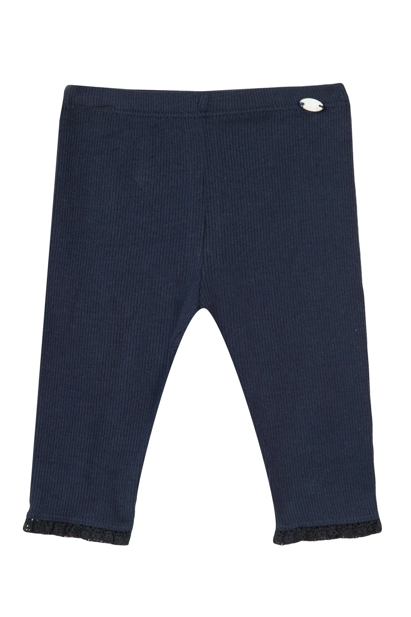 Legging - Cotton with Lace Trim
