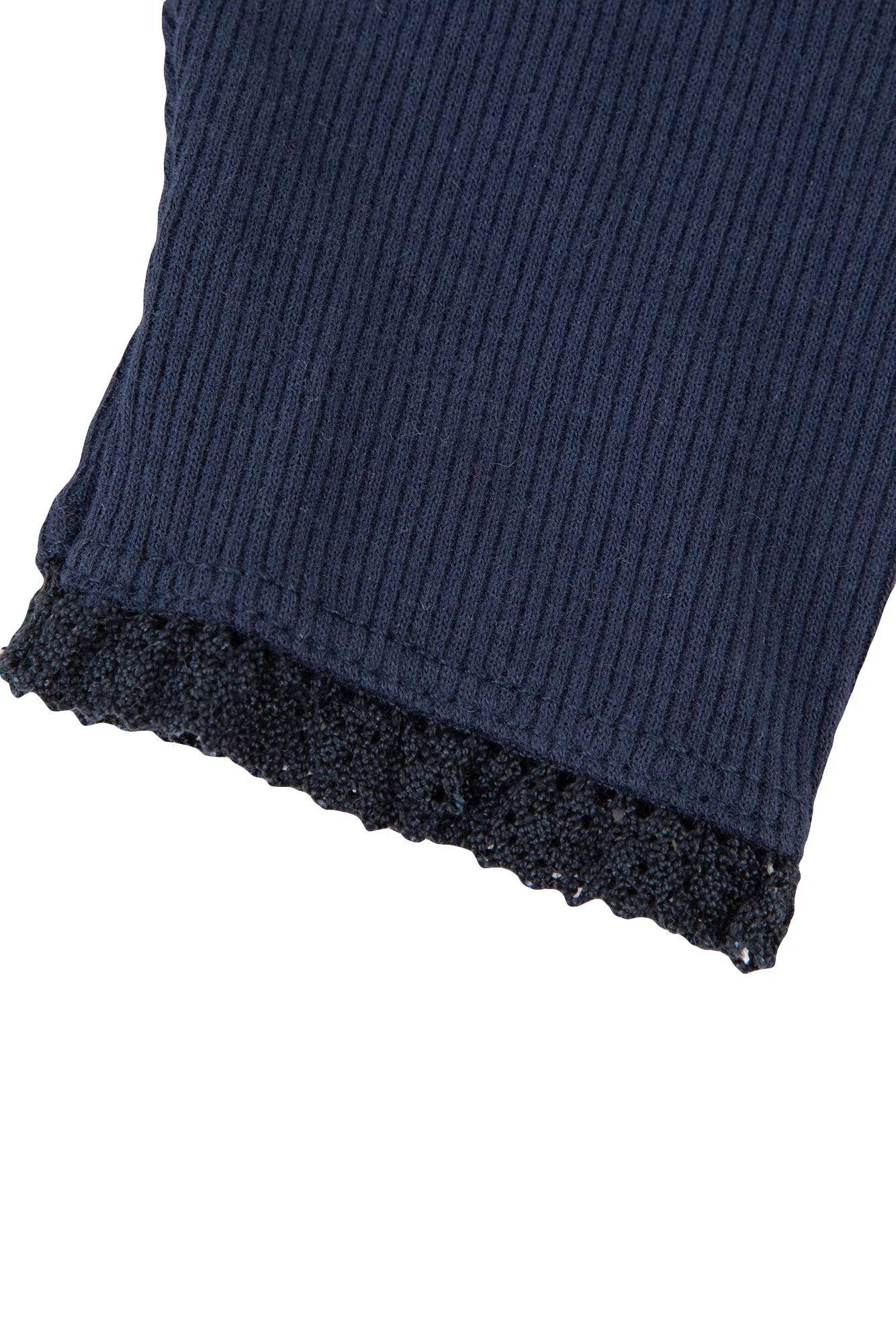 Legging - Cotton with Lace Trim