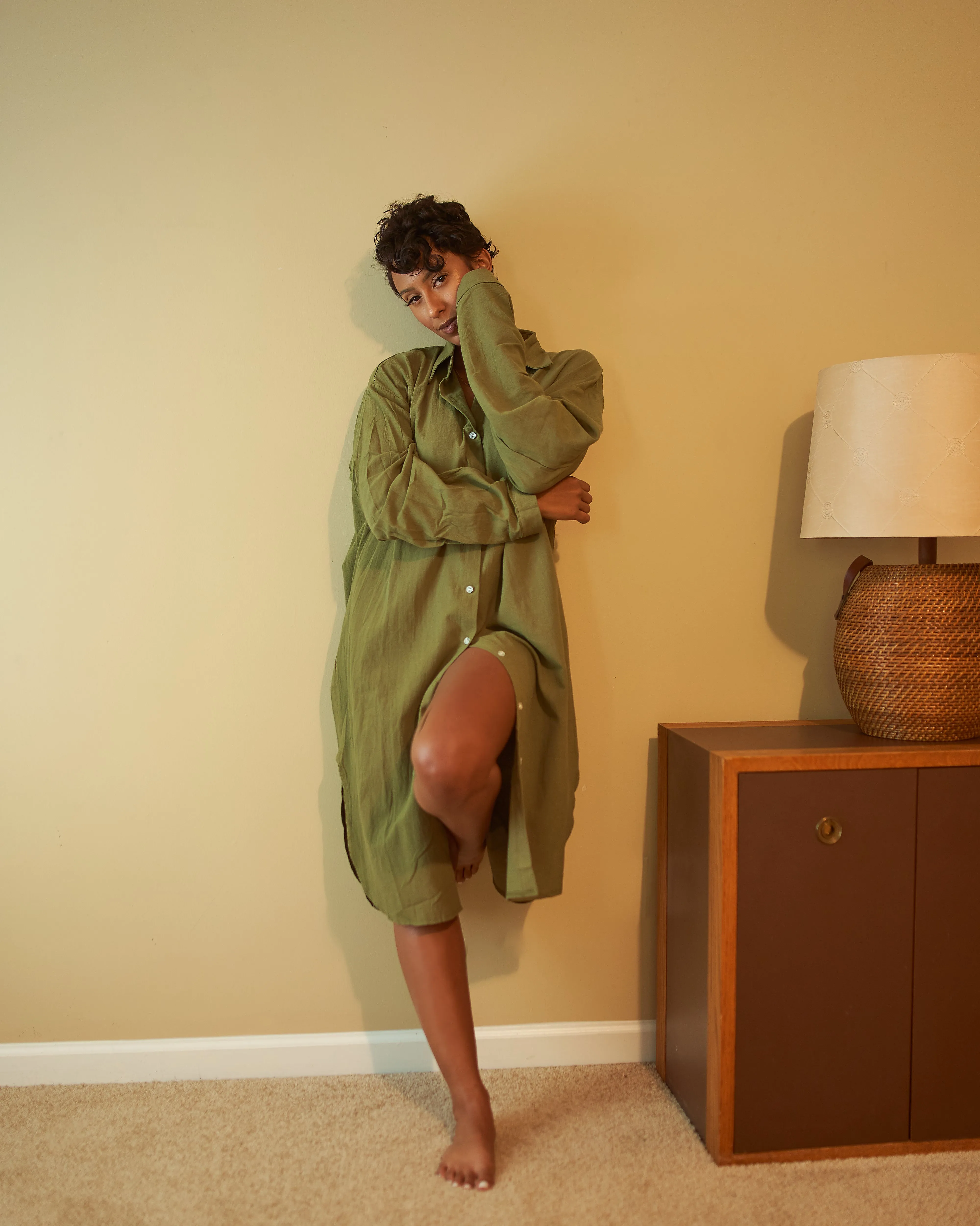 Linen Shirt Dress