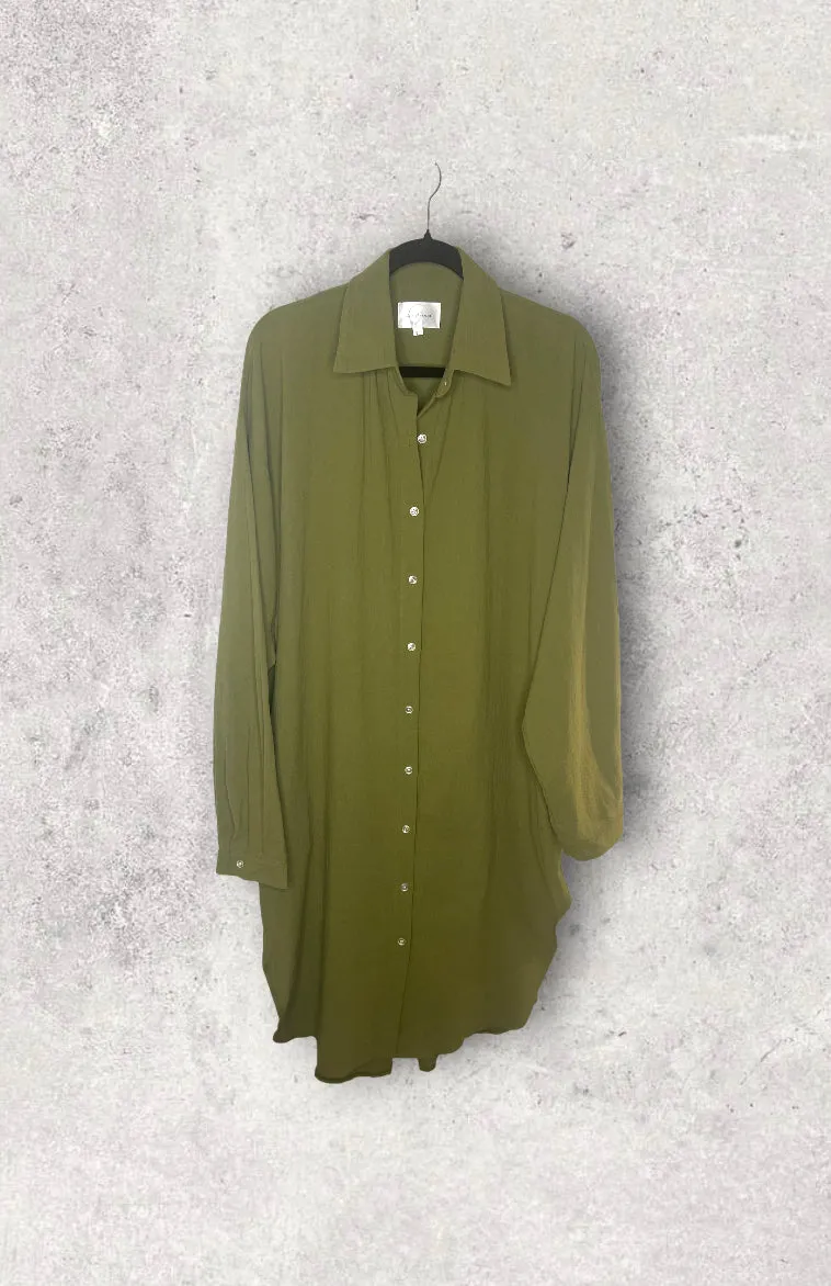Linen Shirt Dress