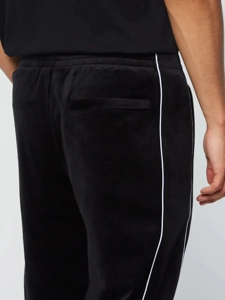 Lioni Velour Track Set - Black Beauty