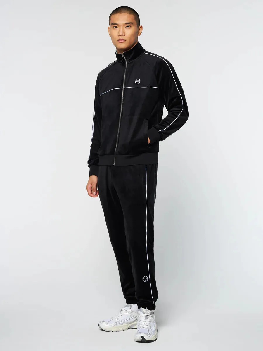Lioni Velour Track Set - Black Beauty